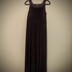 LONG EVENING / MAXI DRESS SLEEVELESS DRESS (sz: L)